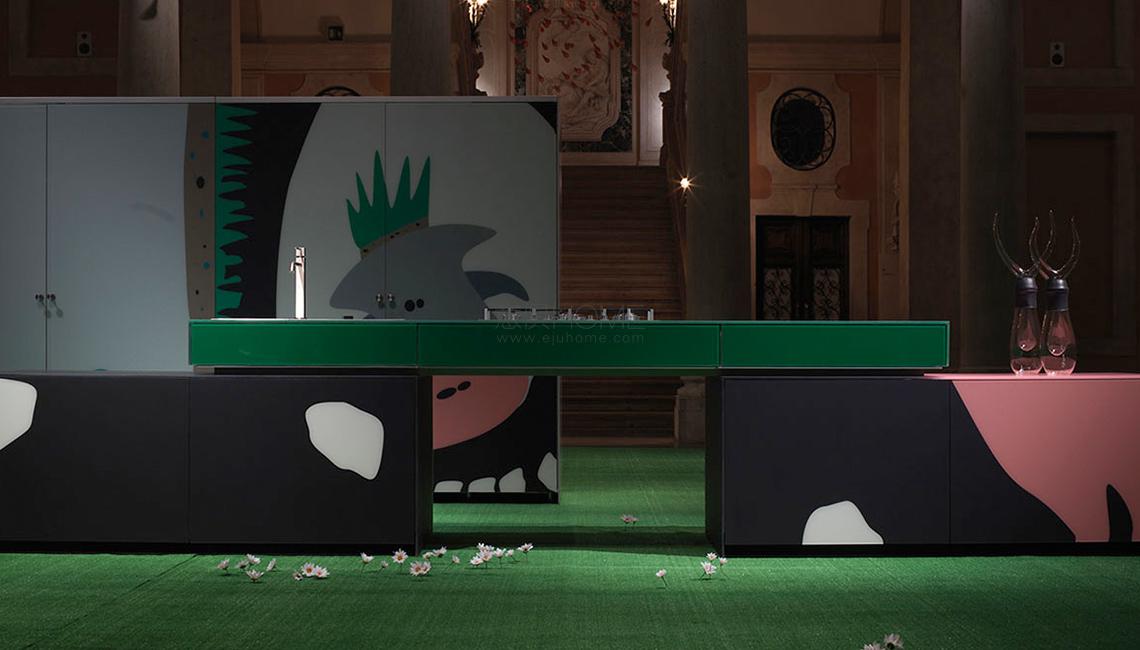 new logica system blu valcucine 5 Artematica Vitrum Blu 2 餐边柜