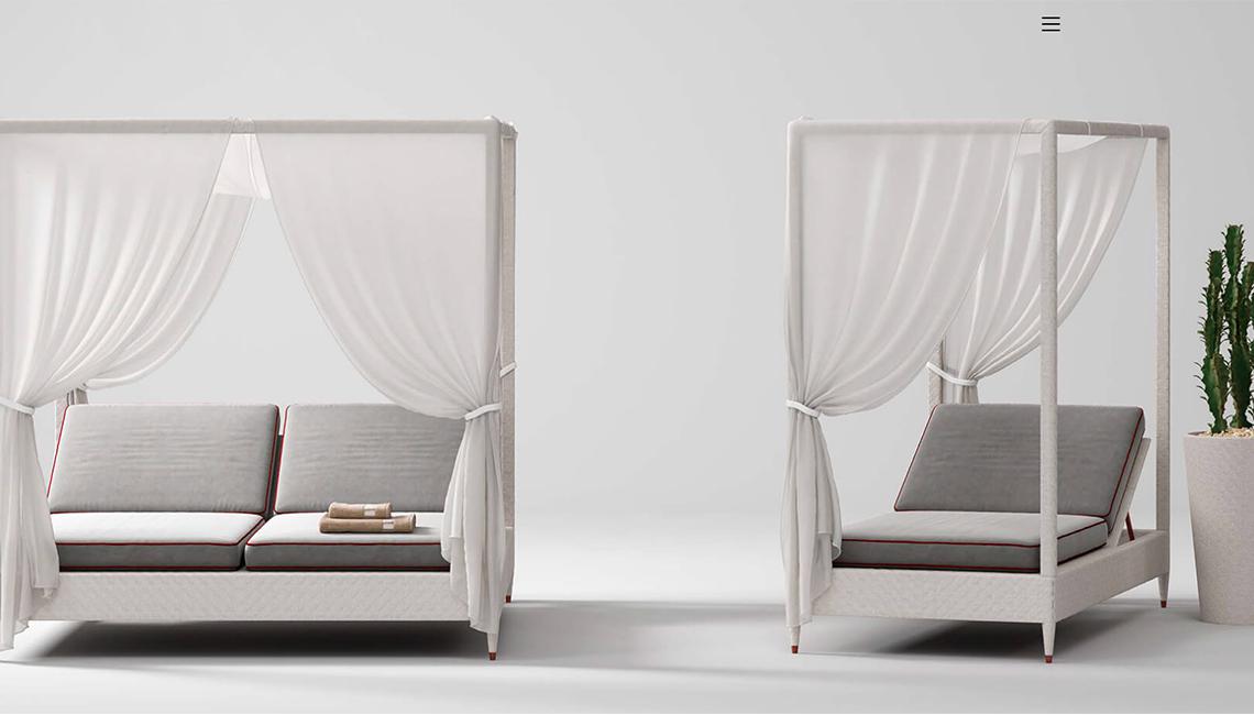 1 seater daybed 床