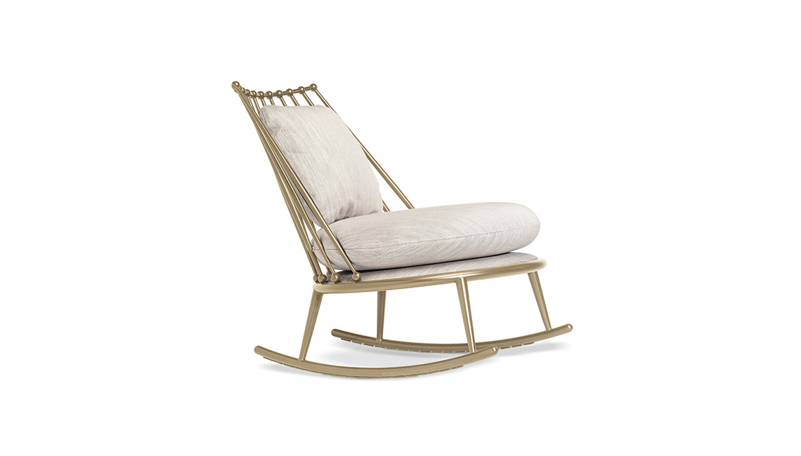 AURORA BACCHETTATA POLTRONA A DONDOLO休闲椅