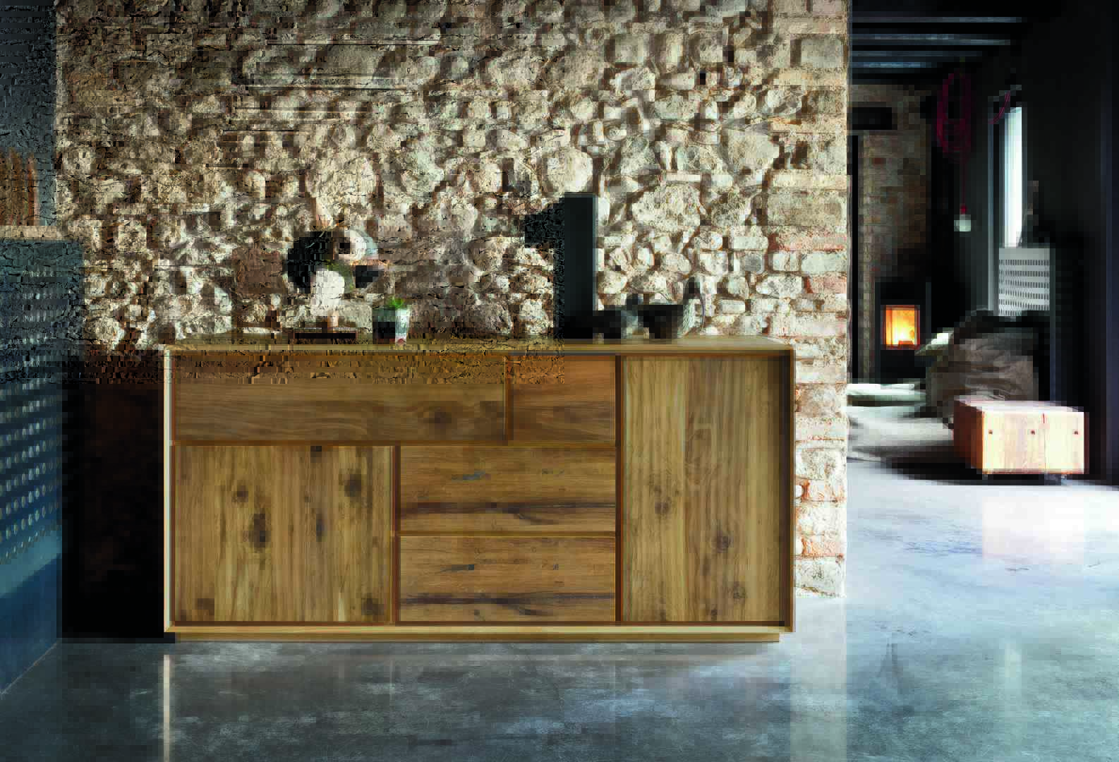 madie Sideboard Walnut 餐边柜