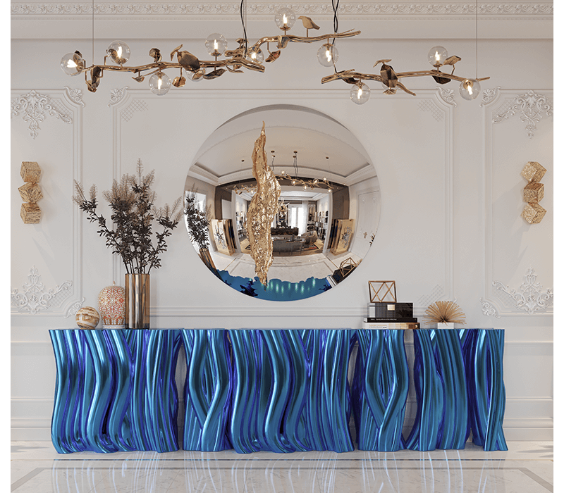 BocaDoLoboMONOCHROME BLUE 玄关桌