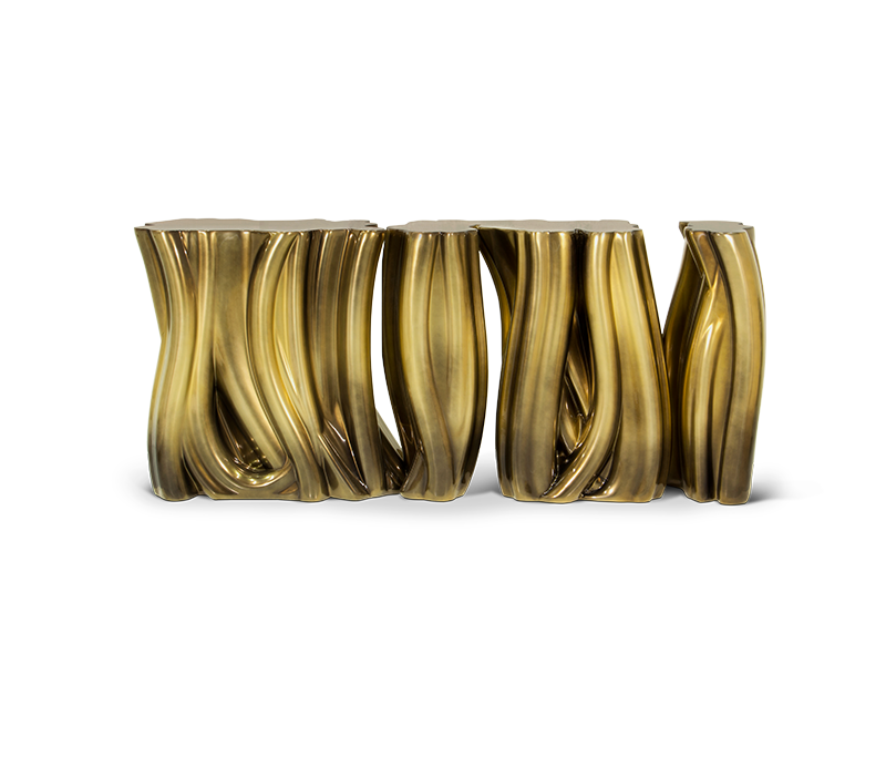 BocaDoLoboMONOCHROME GOLD 玄关桌