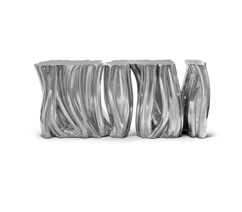 BocaDoLoboMONOCHROME SILVER 玄关桌