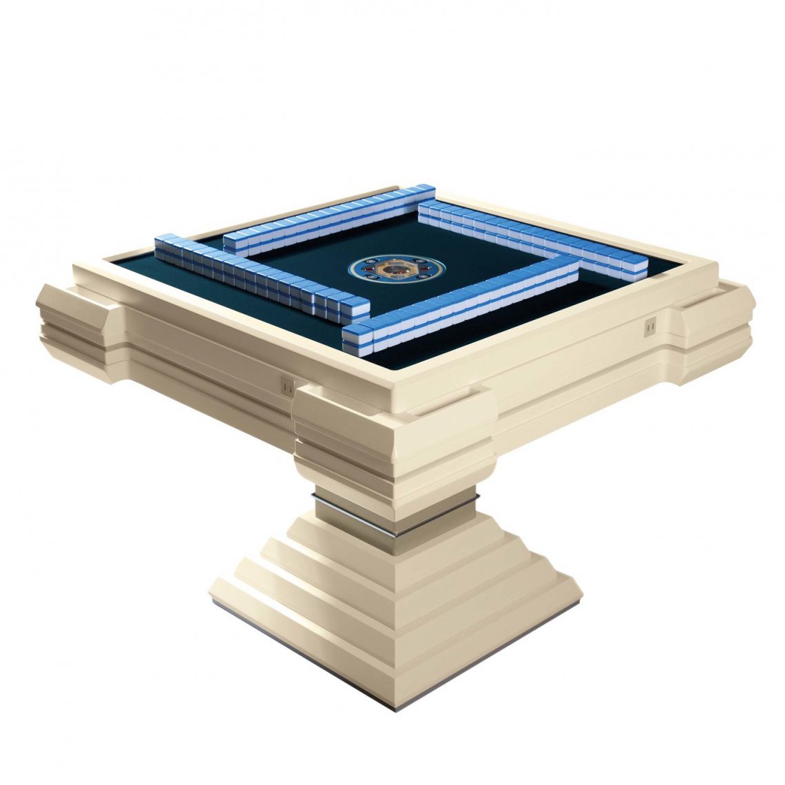 Vismara DesignMAHJONG BLUE VELVET TABLE麻将机