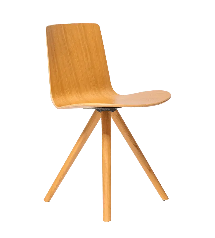eneaLottus Wood spin chair休闲椅