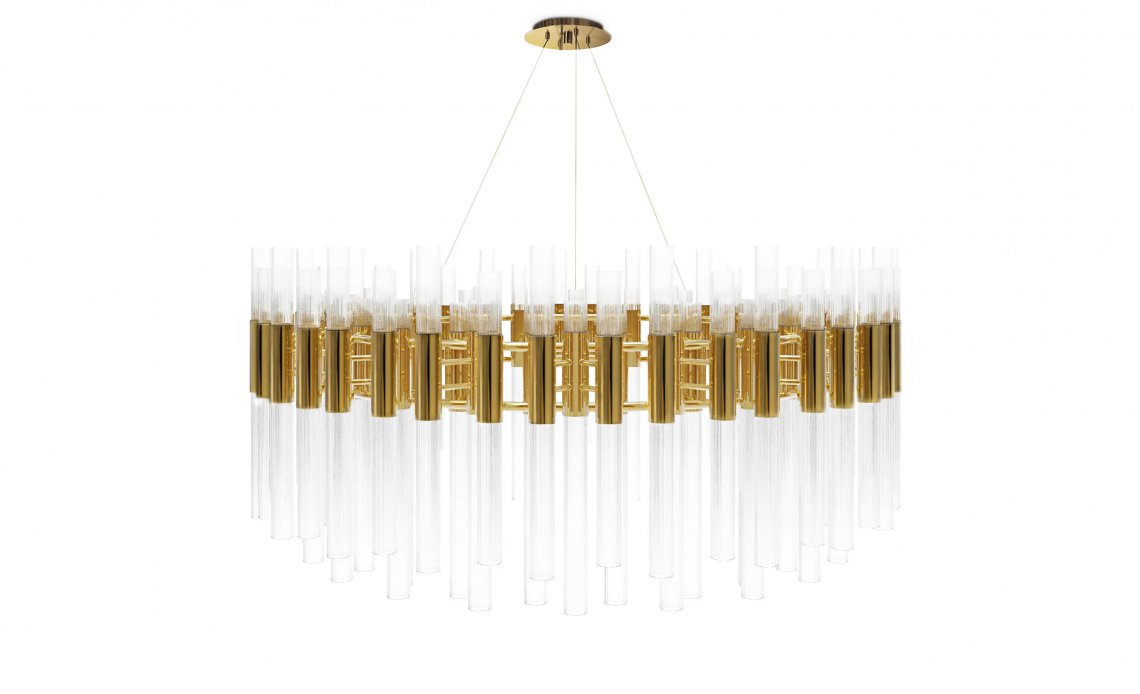 LUXXUWATERFALL ROUND SUSPENSION吊灯