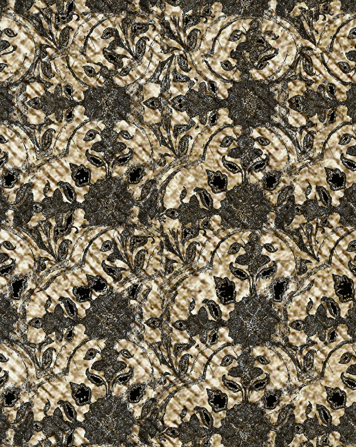 Devon&DevonSamode Noir&Blanc Antique Gold Wallpaper墙纸